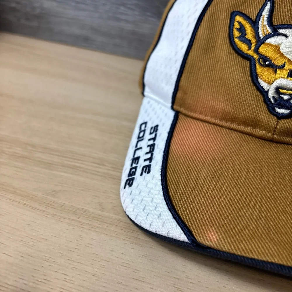 State College Spikes Hat Cap Strap Back Brown‎ MiLB Baseball Adjustable